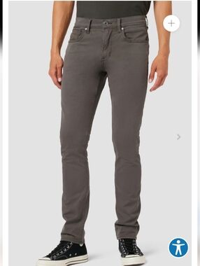 Blake Slim Straight Men's Slim Jeans - Charcoal Gray 30